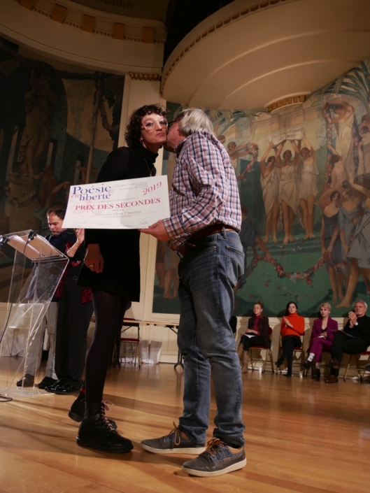 Elena Cisternas et Olivier Jacquet, Responsable technique du Service Culturel de Sorbonne Université