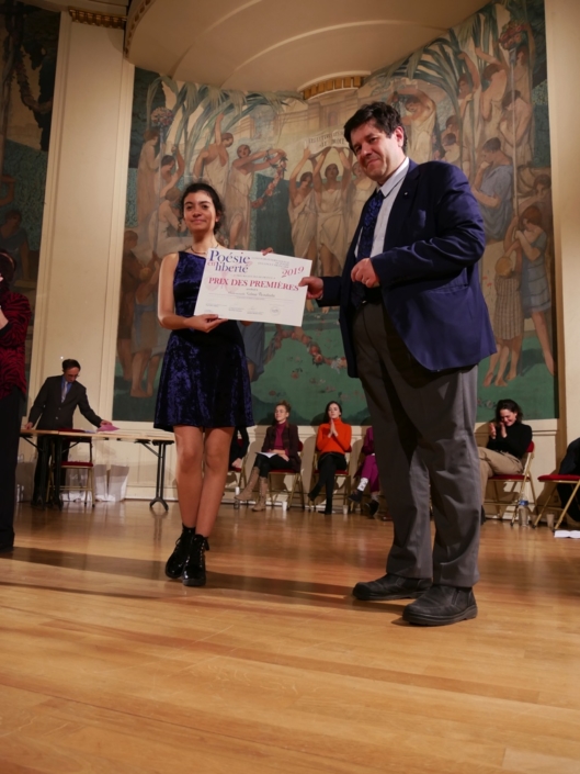 Selma Bendada et Charles-Jacques Martinetti, chargé d'études «Histoire et Mémoire» au sein du bureau des actions éducatives, culturelles du ministère de l’éducation nationale et de la jeunesse