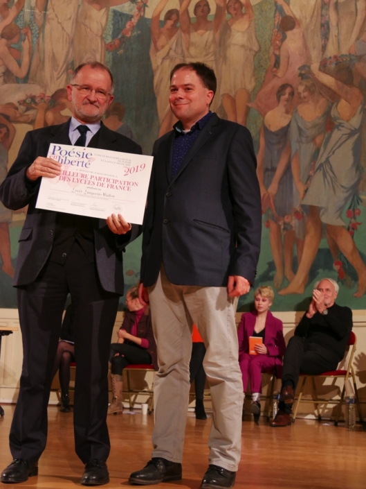Bernard Martial, Professeur du Lycée Langevin-Wallon, Champigny-sur-Marne et Matthias Vincenot, Directeur artistique