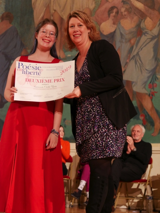 Cécile Klein et Mélanie Dumont-Torrès, Cheffe de projet, administratrice de Poésie en liberté et sa Famille d’accueil