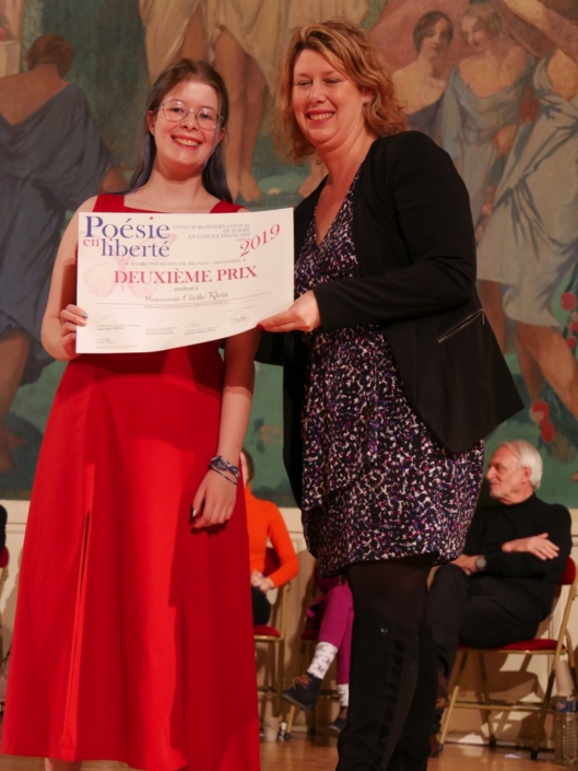 Cécile Klein et Mélanie Dumont-Torrès, Cheffe de projet, administratrice de Poésie en liberté et sa Famille d’accueil