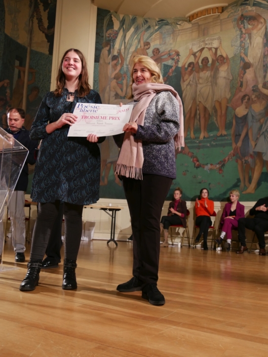 Niamh Fontaine et Danièle Levinas, Poète et Professeure de musicologie à Sorbonne université