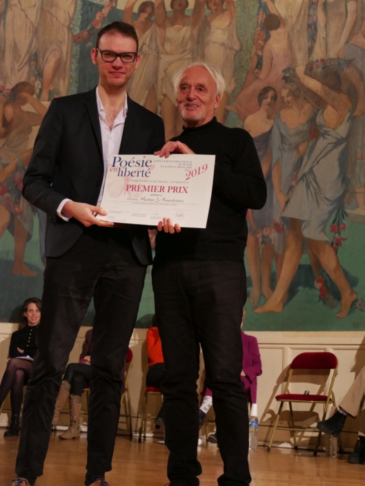 Maëlan Le Bourdonnec et Didier Flamand, comédien