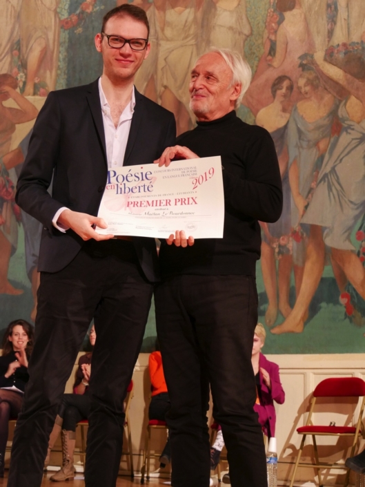 Maëlan Le Bourdonnec et Didier Flamand, comédien