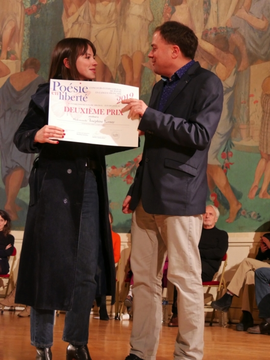 Joséphine Vernay et Matthias Vincenot, poète, directeur artistique