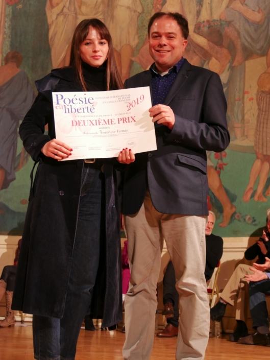 Joséphine Vernay et Matthias Vincenot, poète, directeur artistique