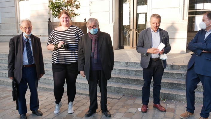 En attente du Comité d'honneur, Pierre Brunel, Margarita Stroganova, Jean-Marc Muller, Francis Comby, Matthias Vincenot