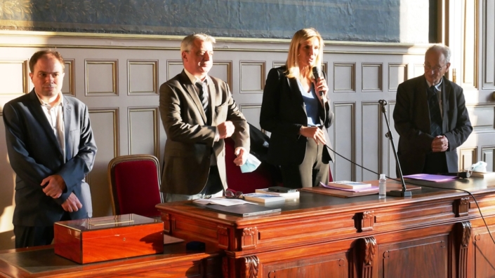 Matthias Vincenot, Frédéric Jacquot, Agnès Evren et Pierre Brunel