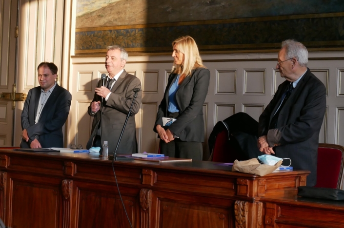 Matthias Vincenot, Frédéric Jacquot, Agnès Evren et Pierre Brunel