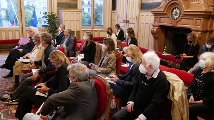 Salle des mariages, réunion du Comité d'honneur