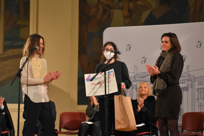 Hugo JARDIN, Joanna Farajian et Caroline GARCIA, administratrice nationale MGEN en charge de la région Île de France