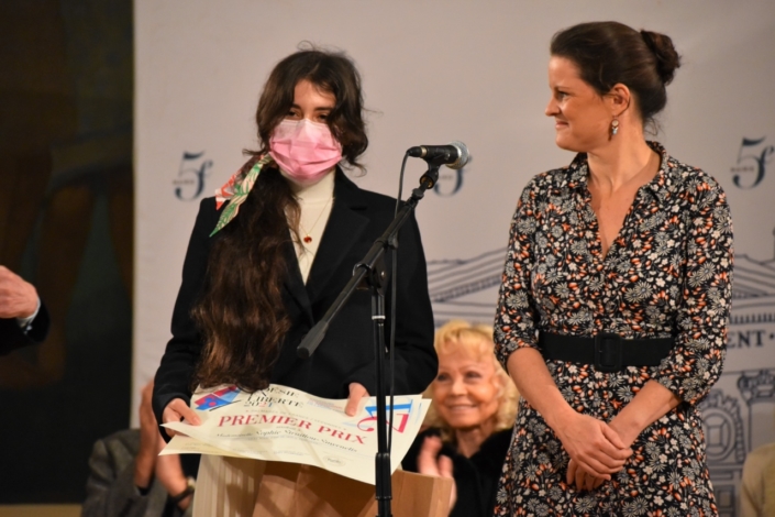 Sophie Struillou-Smyrnelis et Bertille de la Broïse, ministère de l’Éducation nationale de la jeunesse et du sport. Conseillère Livre et Lecture, Mission Education artistique et culturelle