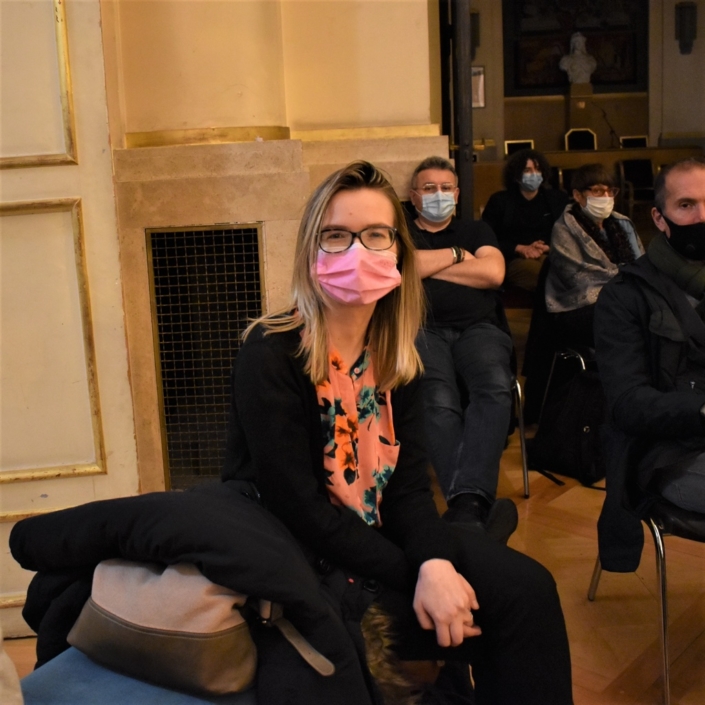 Laura Flane, artiste, membre du Comité de lecture