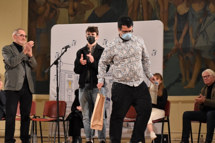 Olivier Pajot, Théo Lamarque, juré, et Adrien Waleau