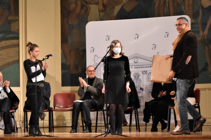 Jeanne Guittet, Clémence Acher et Nabil Kerouaz