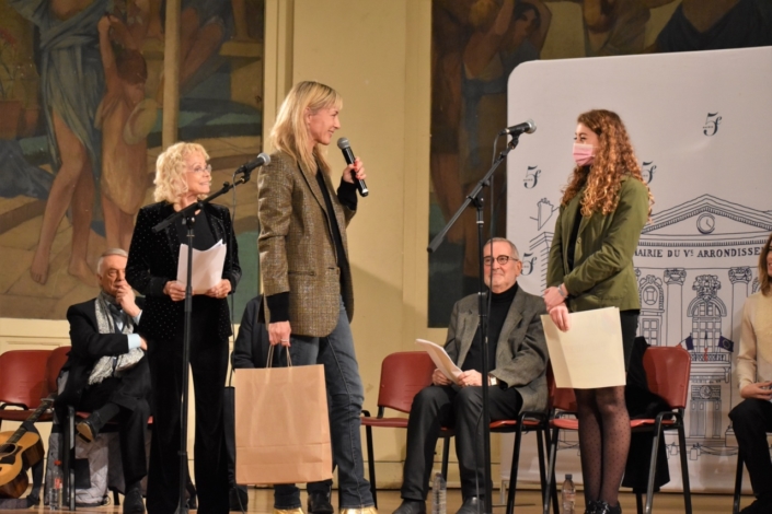 Isabelle Aubret, Cécilia Bonstrom et Sacha Durand