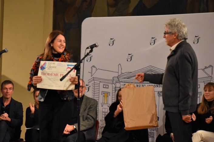 Elisabeth Batier et Guy Féret, Président délégué