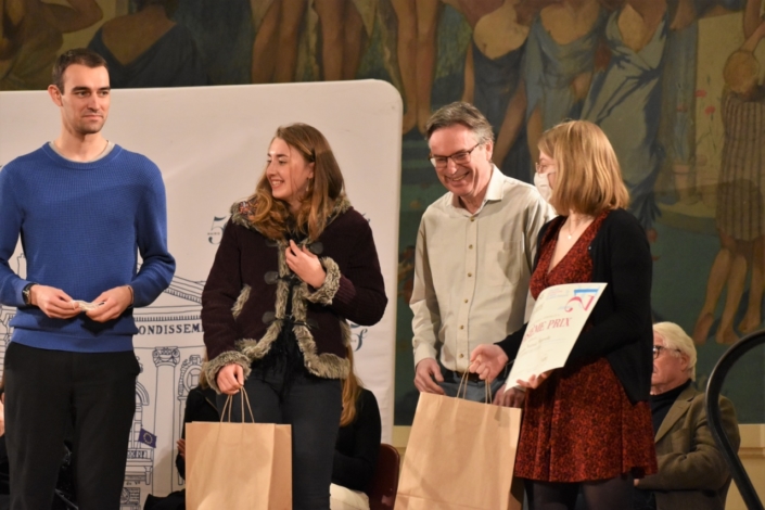 Matthieu Rullier, Anaïs Lo Re, membres du Comité de lecture, Pascal Mora et Noémie Angevelle