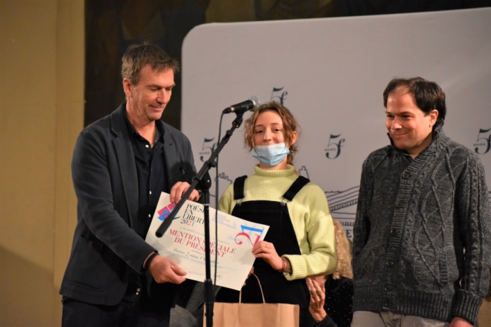 Philippe Caroit, Louise Chevallier et Matthias Vincenot
