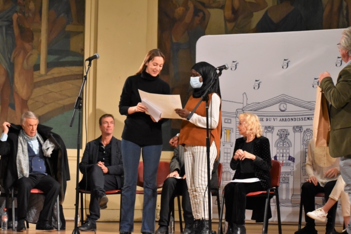 Marcia Higelin et Mariama Sarr, représentant Ndèye Awa Kane
