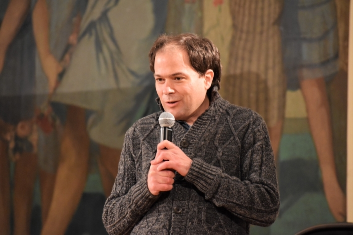 Matthias Vincenot, poète, directeur artistique, organisateur de la soirée