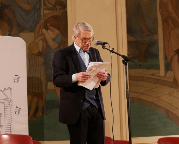 Salvatore Adamo pour une lecture collégiale d'un de ses textes