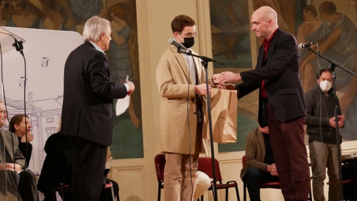 Salvatore Adamo, Jules Barrera et Jean-Baptiste Dussert, Vice-Président
