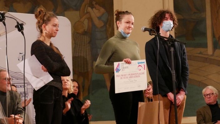 Jeanne Guittet, Justine Font et Maël Chagnon