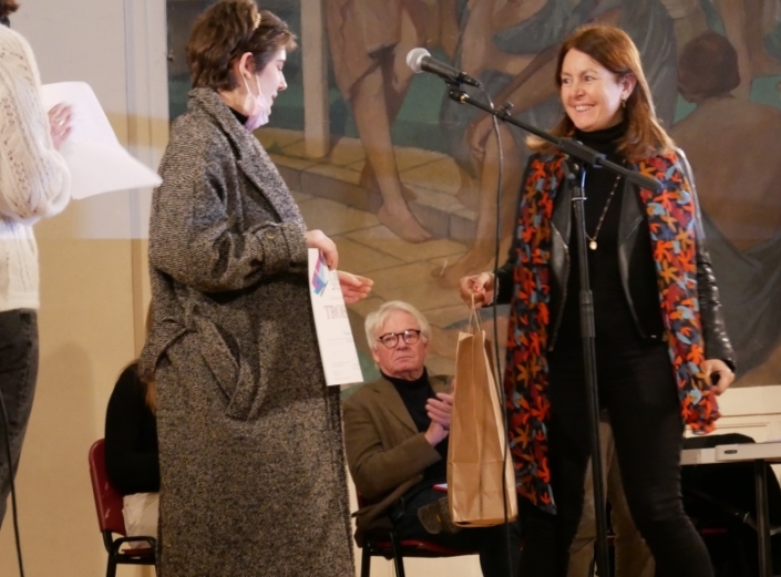 Alice Beauchamp et Elisabeth Batier, membre du Comité de lecture
