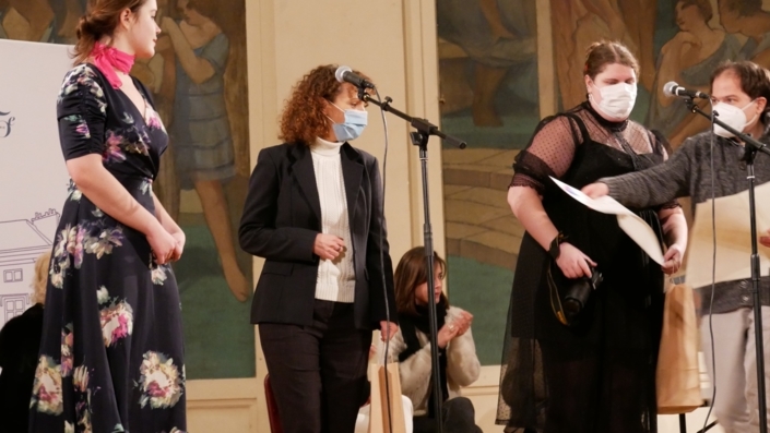 Anna-Maria Balandina, Marina Pezeril et Margarita Stroganova