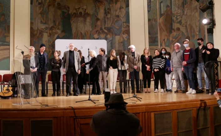 Clôture de la soirée avec les artistes, le Jury